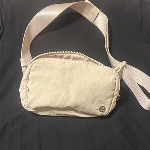 Lululemon Athletica Cream Crossbody Bag